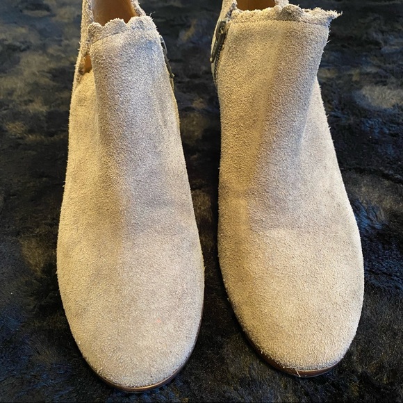 Jack Rogers Marianne Gray Suede Ankle Bootie 6 - Picture 5 of 8